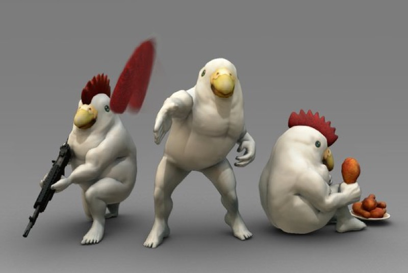 Illustration for article titled These Bare-Assed Birds Would Be Great in a Shooter